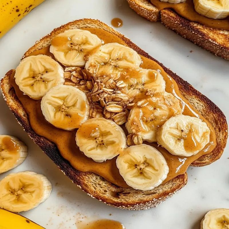 Quick & Energizing Peanut Butter Banana Toast You’ll Love