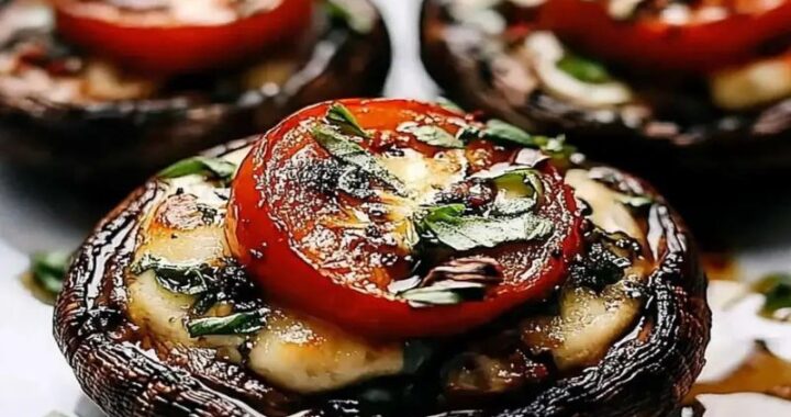 The Best Caprese Portobello Mushrooms Recipe for Summer Dinners