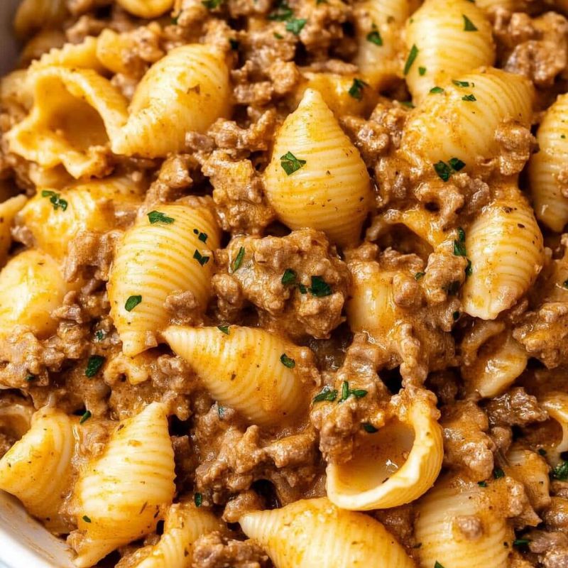 The Best Creamy Beef and Shells You’ll Ever Try (2)