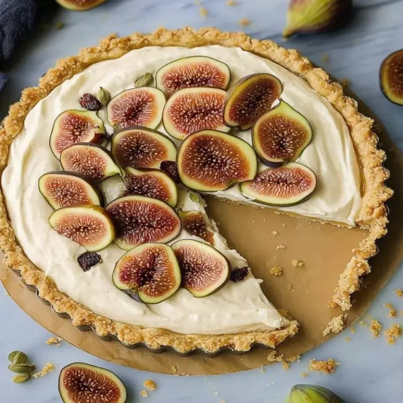 The Best Fig Mascarpone Tart – Creamy Filling with Juicy Figs (1)