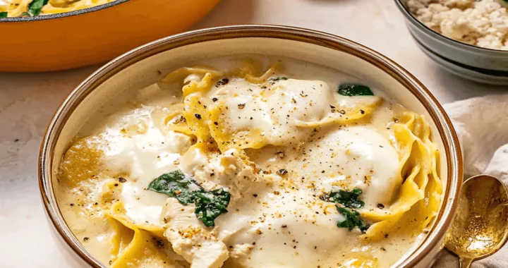 Irresistible Comfort White Chicken Lasagna Soup Recipe (2) (1)