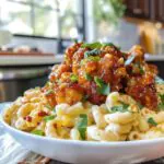 Easy Honey Pepper Chicken Mac and Cheese – Sweet, Spicy & Cheesy!