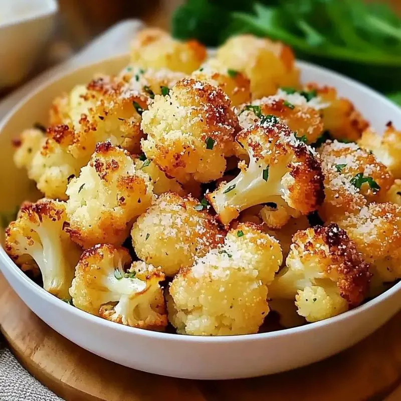 Easy Savory Roasted Cauliflower Bites with Parmesan You’ll Love (1)