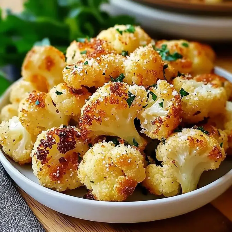 Easy Savory Roasted Cauliflower Bites with Parmesan You’ll Love (3)