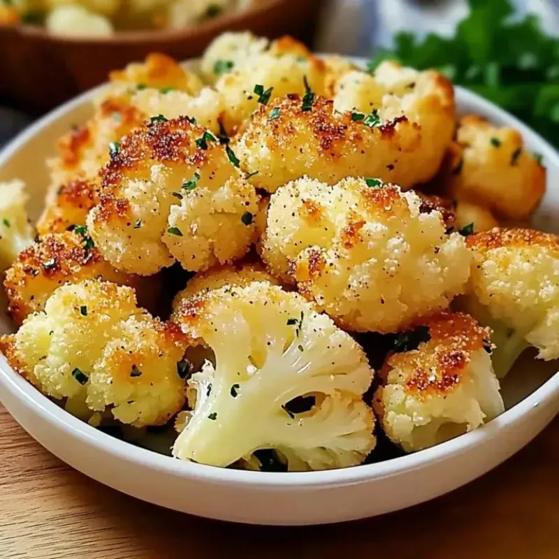 Easy Savory Roasted Cauliflower Bites with Parmesan You’ll Love
