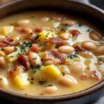 Easy Hearty Bean with Bacon Soup Recipe – A Family Favorite!